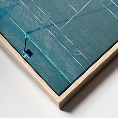 Tennis Court Green 2 Canvas Print Wall Art 1X2434532 - ART FEVER - Art Fever