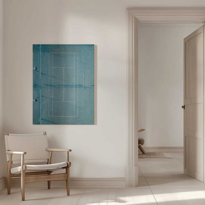 Tennis Court Green 2 Canvas Print Wall Art 1X2434532 - ART FEVER - Art Fever