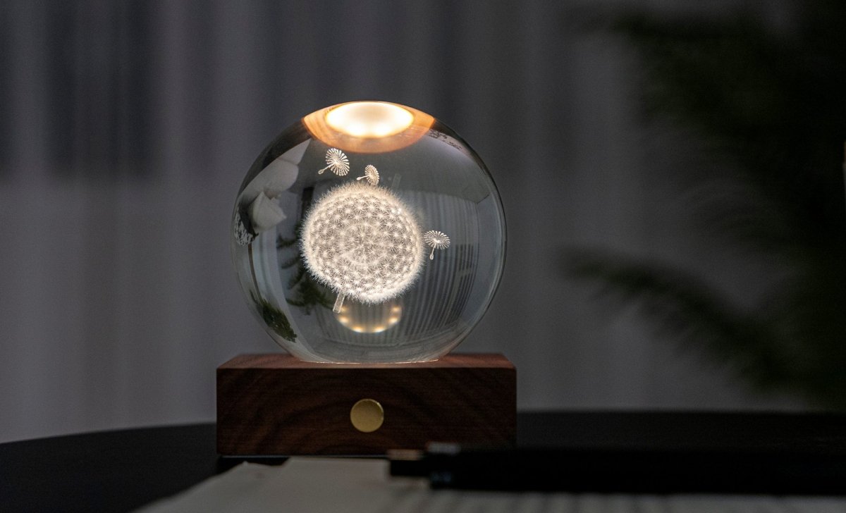 The Amber Crystal Light - Dandelion by Gingko Design - Art Fever - Art Fever