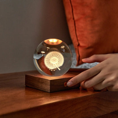 The Amber Crystal Light - Dandelion by Gingko Design - Art Fever - Art Fever