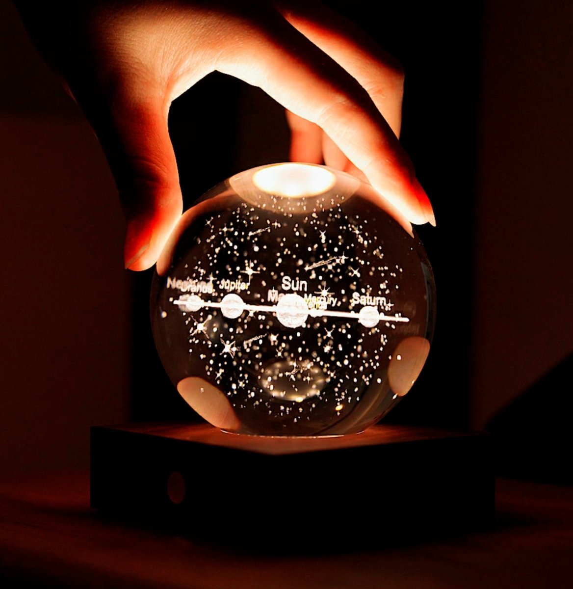 The Amber Crystal Light - Solar System by Gingko Design - Art Fever - Art Fever