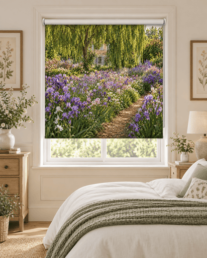 The Artist's Garden at Giverny Reimagined Printed Picture Roller Blind - RB1513 - Art Fever - Art Fever