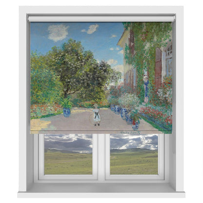 The Artist's House At Argenteuil By Monet(1873) Printed Picture Photo Roller Blind - RB1420 - Art Fever - Art Fever