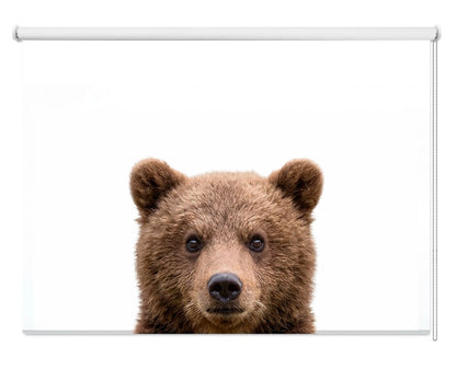 The Bear Peeking Animal Printed Picture Photo Roller Blind - RB1436 - Art Fever - Art Fever