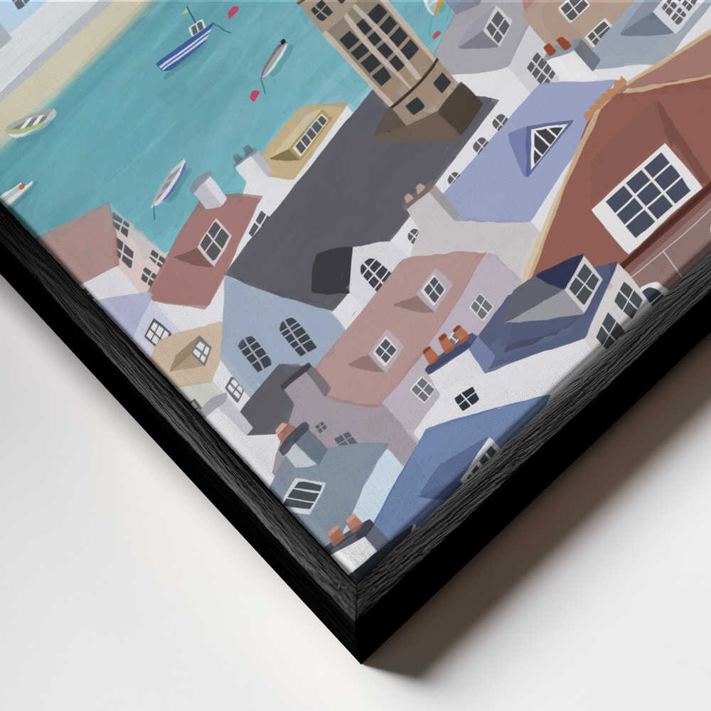 The Beautiful St Ives, Cornwall, UK by Artist Carla Daly Canvas Print Wall Art 1X2898517 - ART FEVER - Art Fever