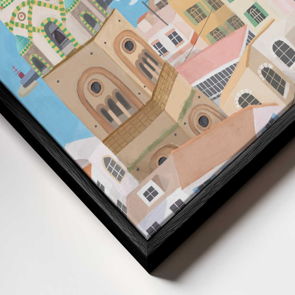 The Beautiful town of Amalfi, Italy by Artist Carla Daly Canvas Print Wall Art 1X2897660 - ART FEVER - Art Fever