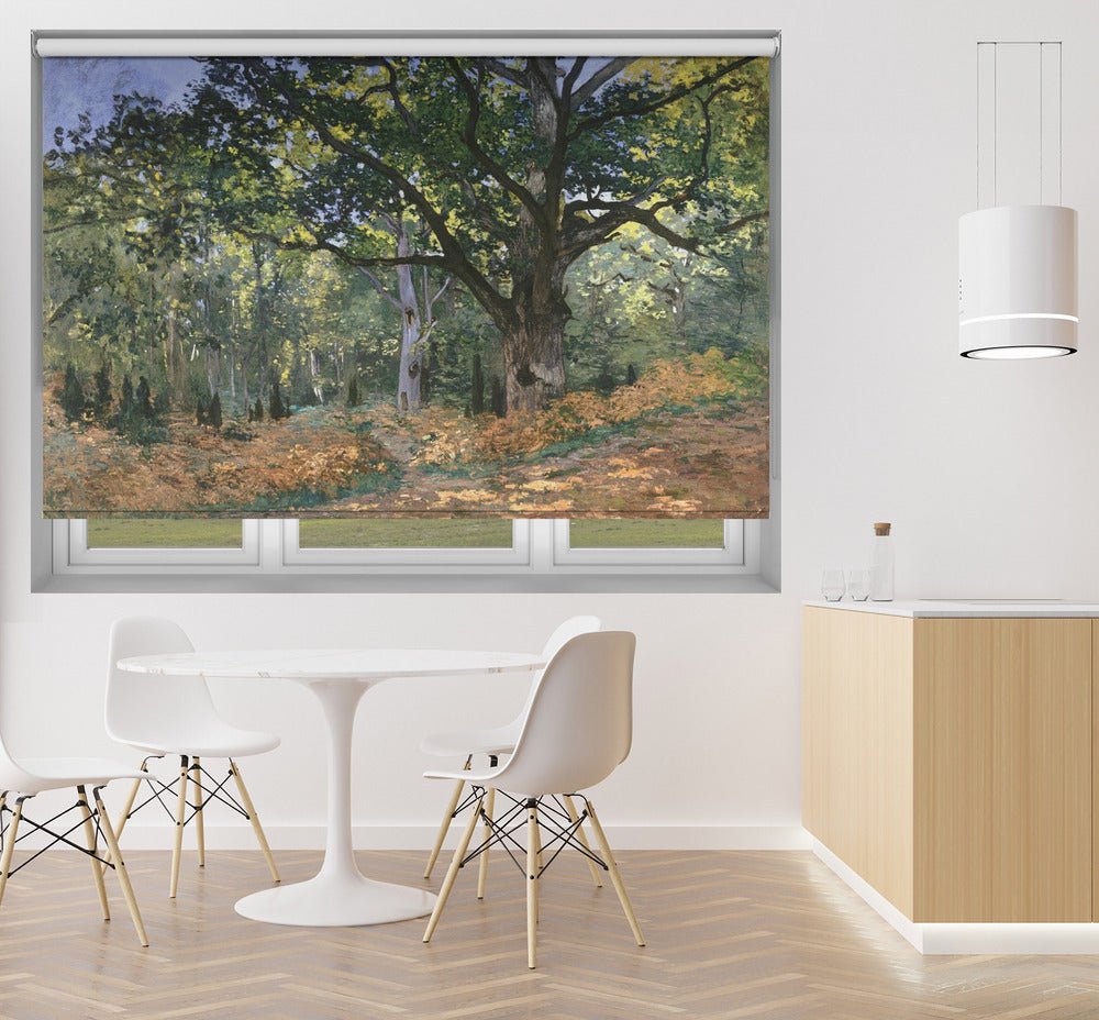 The Bodmer Oak, Fontainebleau Forest (1865) By Claude Monet Printed Picture Photo Roller Blind - RB1418 - Art Fever - Art Fever