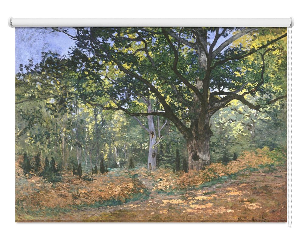 The Bodmer Oak, Fontainebleau Forest (1865) By Claude Monet Printed Picture Photo Roller Blind - RB1418 - Art Fever - Art Fever