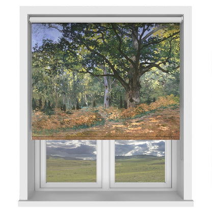 The Bodmer Oak, Fontainebleau Forest (1865) By Claude Monet Printed Picture Photo Roller Blind - RB1418 - Art Fever - Art Fever