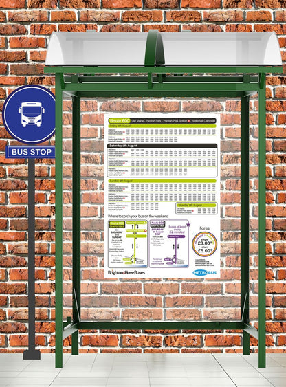 The Bus Stop - Switch Fix Interchangeable Backdrop SF1 - Art Fever - Art Fever