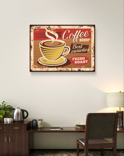 The Coffee Shop Sign Canvas Print Wall Art - CS1 - Art Fever - Art Fever