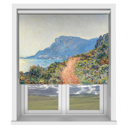 The Corniche Near Monaco By Claude Monet (1884) Printed Picture Photo Roller Blind - RB1417 - Art Fever - Art Fever