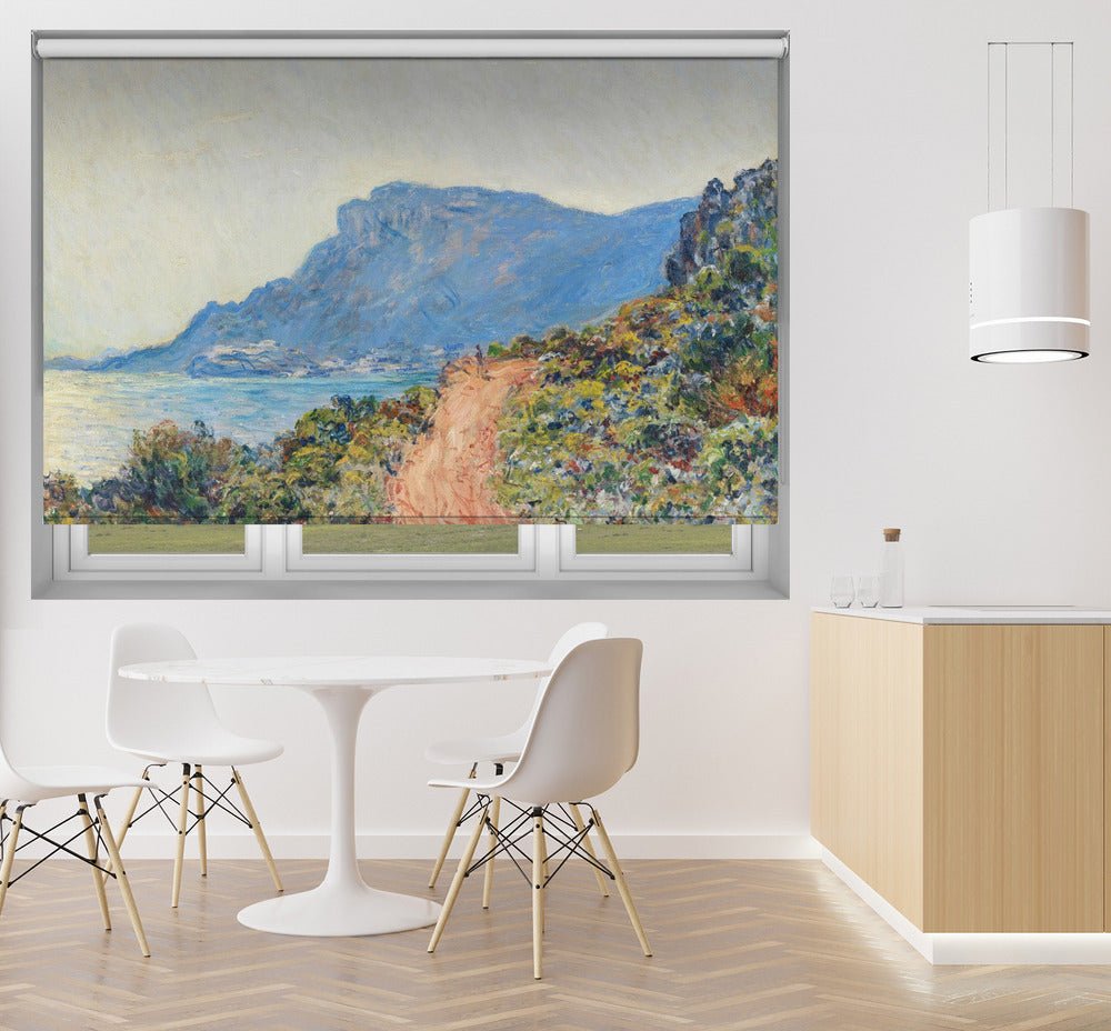 The Corniche Near Monaco By Claude Monet (1884) Printed Picture Photo Roller Blind - RB1417 - Art Fever - Art Fever