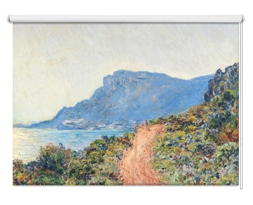 The Corniche Near Monaco By Claude Monet (1884) Printed Picture Photo Roller Blind - RB1417 - Art Fever - Art Fever