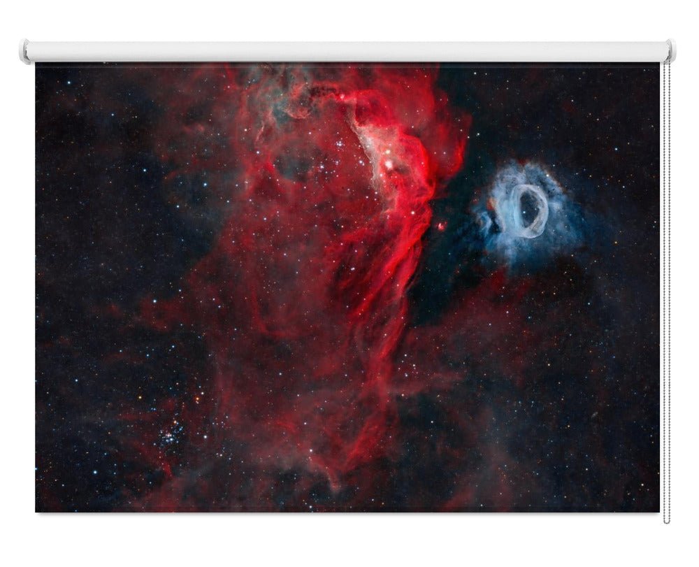 The Cosmic Reef Space Galaxy Scene Printed Picture Photo Roller Blind - 1X2472276 - Art Fever - Art Fever