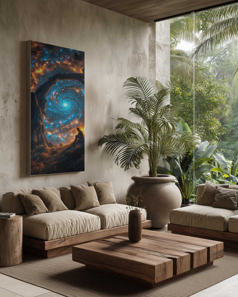 The cosmic whirl Canvas Print Wall Art 1X3007935 - ART FEVER - Art Fever