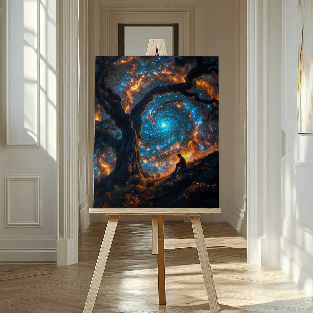 The cosmic whirl Canvas Print Wall Art 1X3007935 - ART FEVER - Art Fever