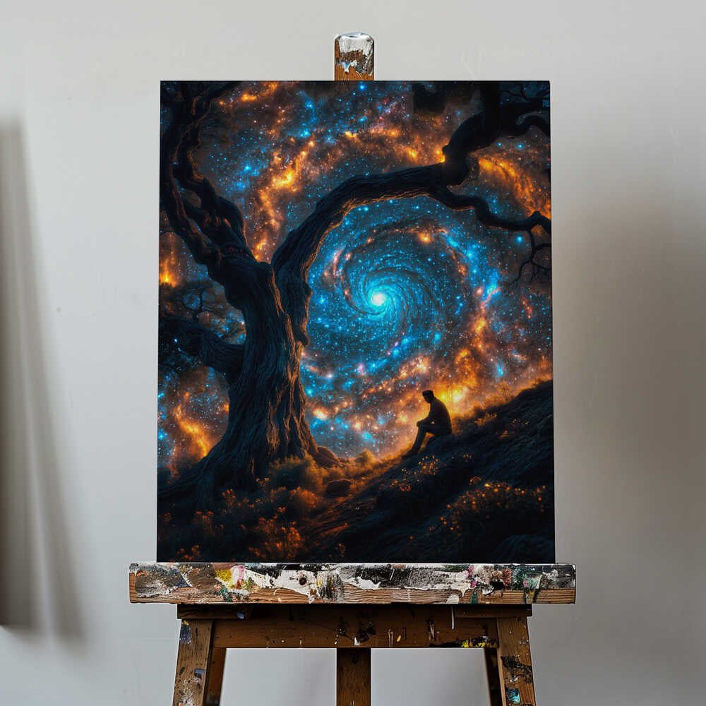 The cosmic whirl Canvas Print Wall Art 1X3007935 - ART FEVER - Art Fever