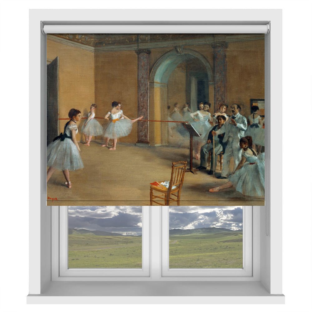 The Dance Foyer At the Opera On the Rue Le Peletier Printed Picture Photo Roller Blind - 1X2845637 - Art Fever - Art Fever