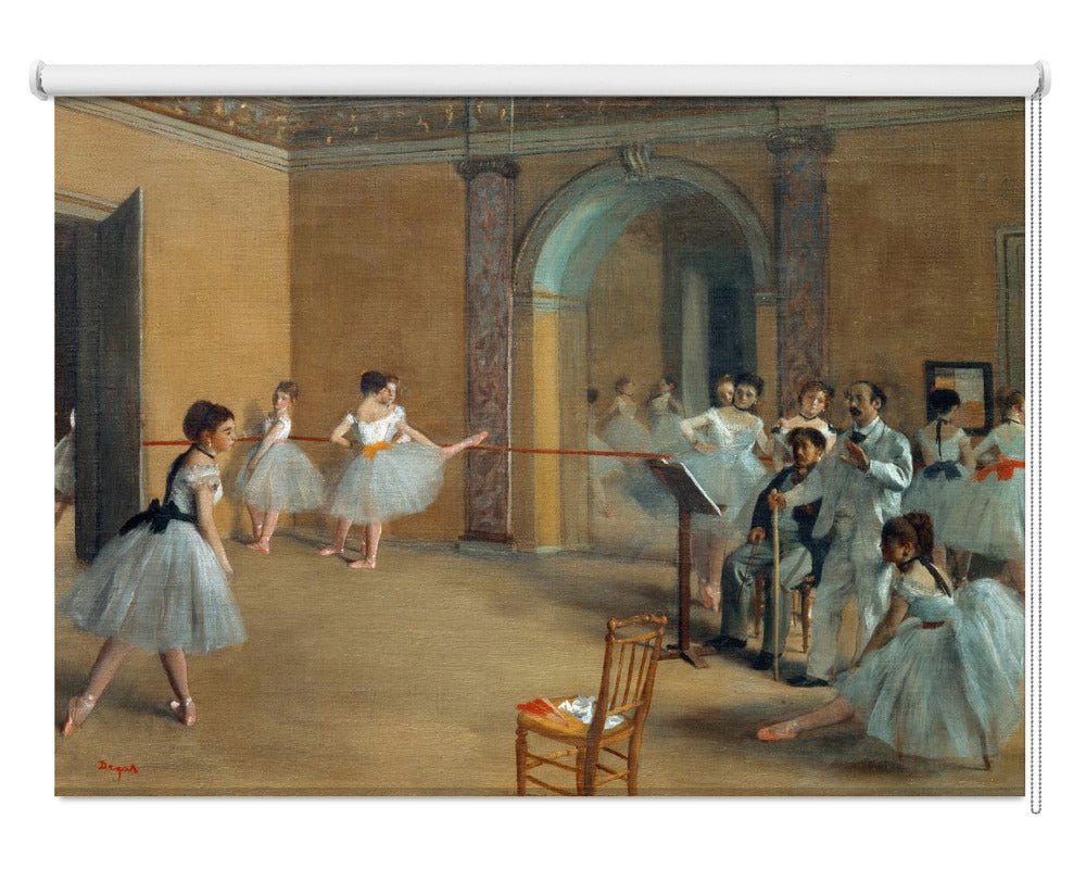 The Dance Foyer At the Opera On the Rue Le Peletier Printed Picture Photo Roller Blind - 1X2845637 - Art Fever - Art Fever