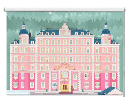 The Grand Budapest Hotel Illustration Printed Picture Photo Roller Blind - 1X2505630 - Art Fever - Art Fever