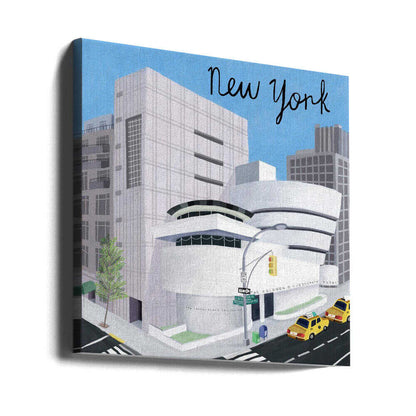 The Guggenheim Art Museum, New York Canvas Print Wall Art 1X2896655 - ART FEVER - Art Fever