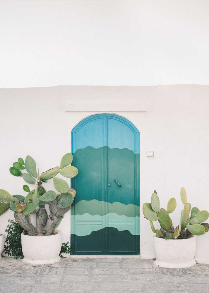 The Ostuni Door Canvas Print Wall Art 1X2794561 - ART FEVER - Art Fever