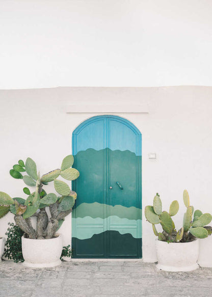 The Ostuni Door Canvas Print Wall Art 1X2794561 - ART FEVER - Art Fever