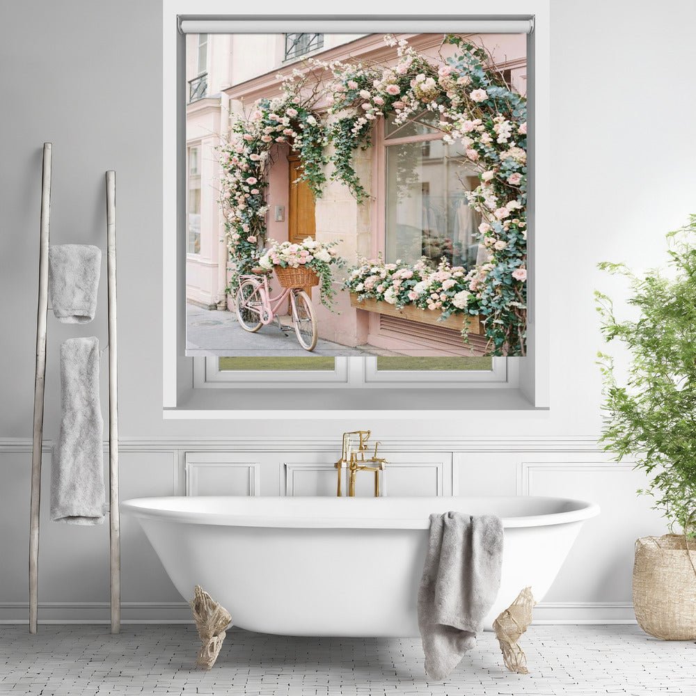 The Pink Bike Printed Picture Photo Roller Blind - 1X3438678 - Art Fever - Art Fever