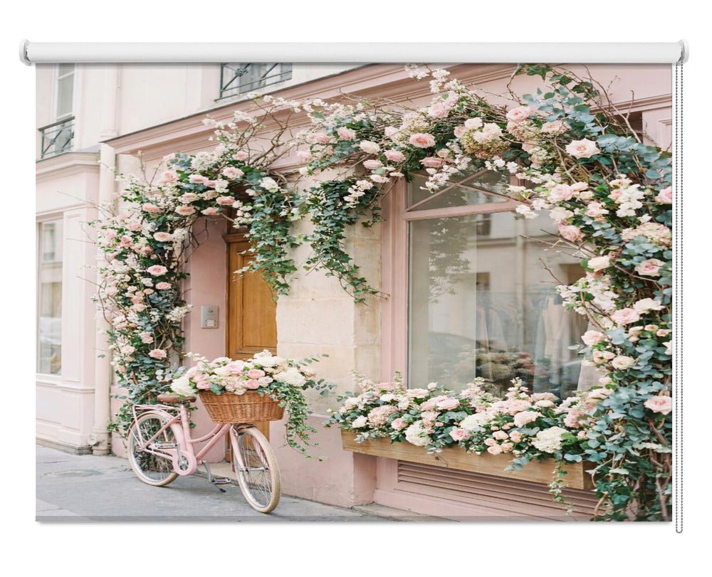The Pink Bike Printed Picture Photo Roller Blind - 1X3438678 - Art Fever - Art Fever