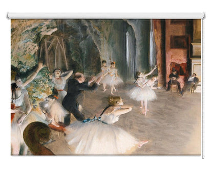 The Rehearsal Onstage by Edgar Degas Printed Picture Photo Roller Blind - RB1426 - Art Fever - Art Fever