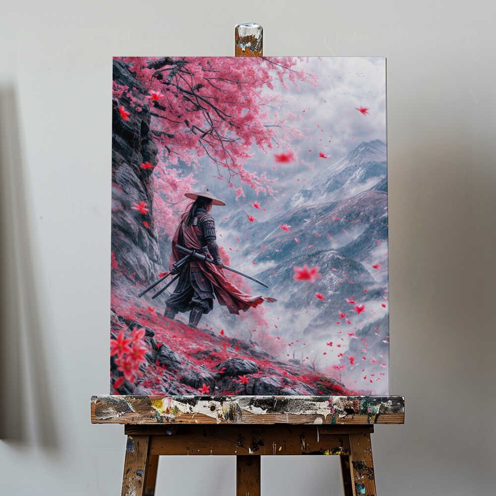 The Samurai Warrior Canvas Print Wall Art 1X2858146 - ART FEVER - Art Fever
