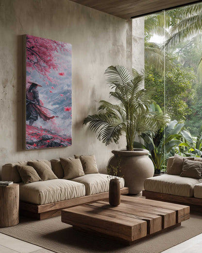 The Samurai Warrior Canvas Print Wall Art 1X2858146 - ART FEVER - Art Fever