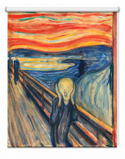The Scream by Edvard Munch Printed Picture Roller Blind - RB1491 - Art Fever - Art Fever