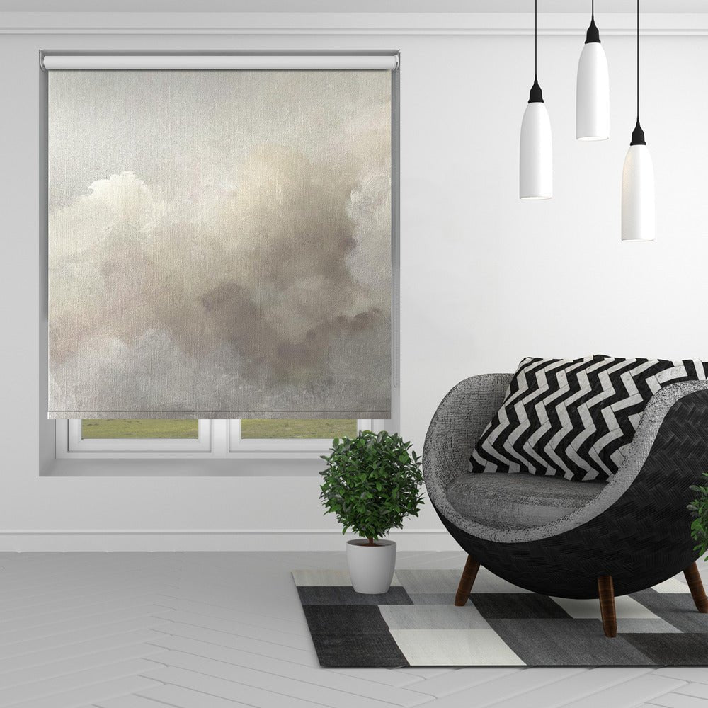 Think Cloud Printed Picture Photo Roller Blind - 1X3302937 - Art Fever - Art Fever