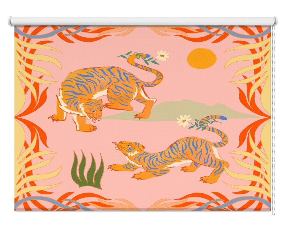 Tiger Serenade Printed Picture Photo Roller Blind - 1X2526895 - Art Fever - Art Fever