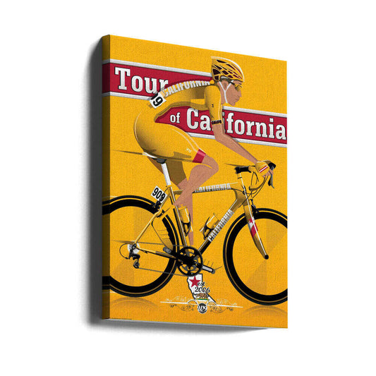 Tour of California Bicycle Race Canvas Print Wall Art 1X2662620 - ART FEVER - Art Fever