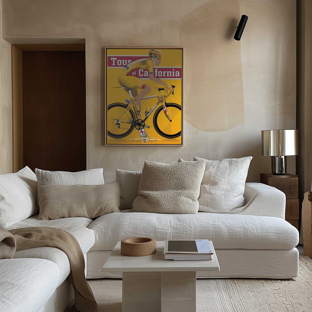 Tour of California Bicycle Race Canvas Print Wall Art 1X2662620 - ART FEVER - Art Fever