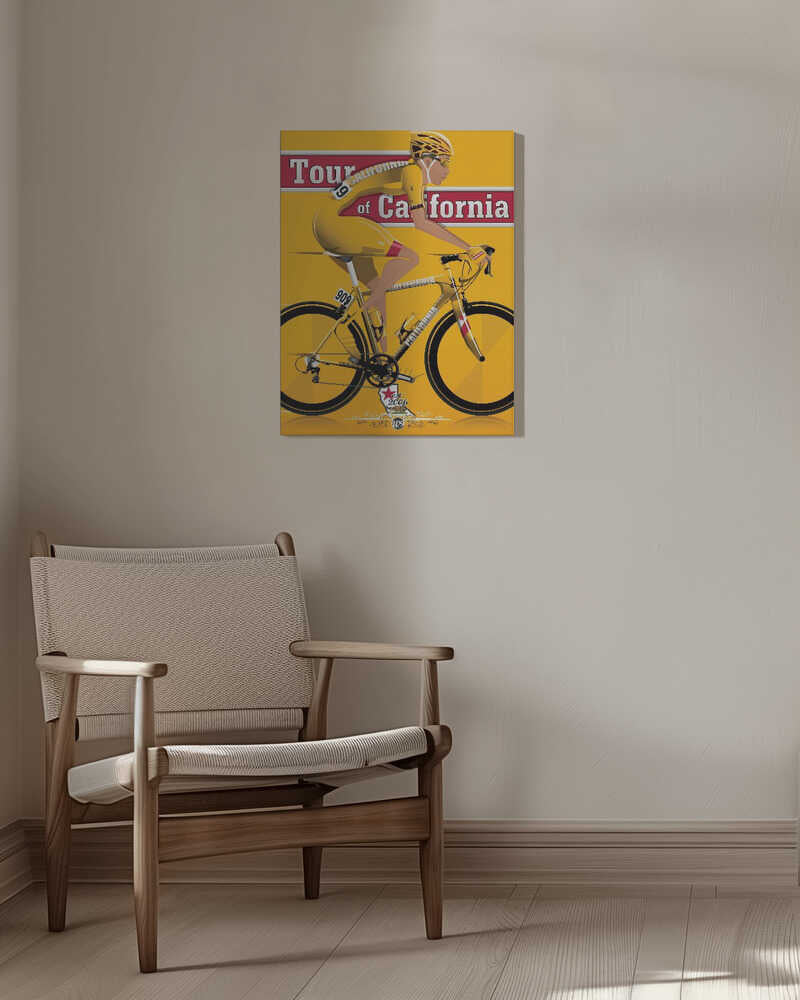 Tour of California Bicycle Race Canvas Print Wall Art 1X2662620 - ART FEVER - Art Fever