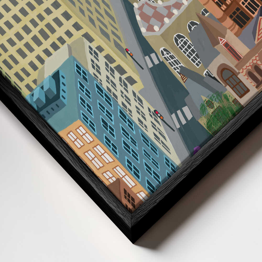 Trinity Church and Boston City Skyline by Artist Carla Daly Canvas Print Wall Art 1X2896644 - ART FEVER - Art Fever