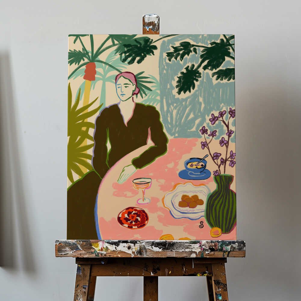 Tropical Brunch Canvas Print Wall Art 1X2966984 - ART FEVER - Art Fever