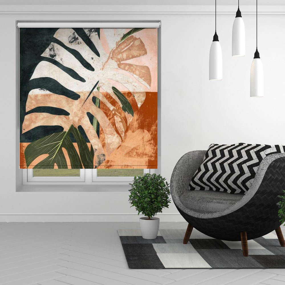 Tropical Layers Printed Picture Photo Roller Blind - 1X2714837 - Art Fever - Art Fever