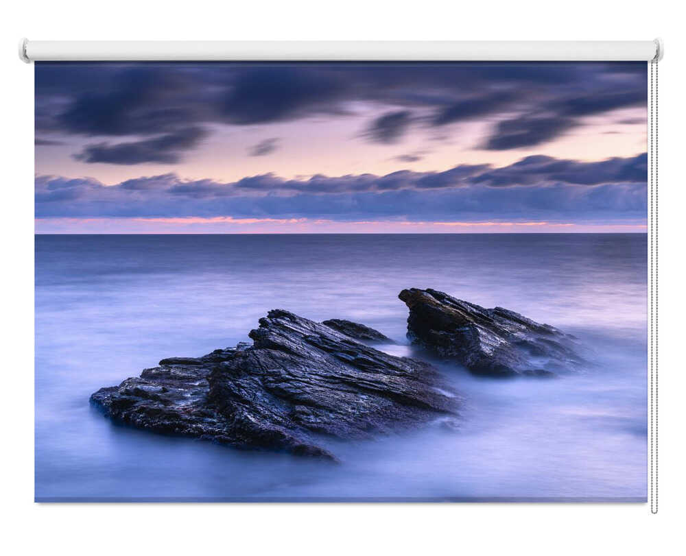 Twilight Seascape Long Exposure Printed Roller Blind - 1X3033914 - Art Fever - Art Fever