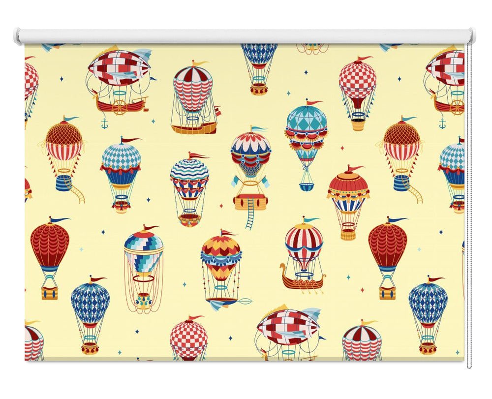 Up Up and Away Hot Air Balloons Printed Picture Photo Roller Blind - 1X2735487 - Art Fever - Art Fever