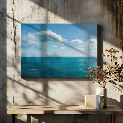 Vast Blue Ocean Canvas Print Wall Art 1X2758439 - ART FEVER - Art Fever