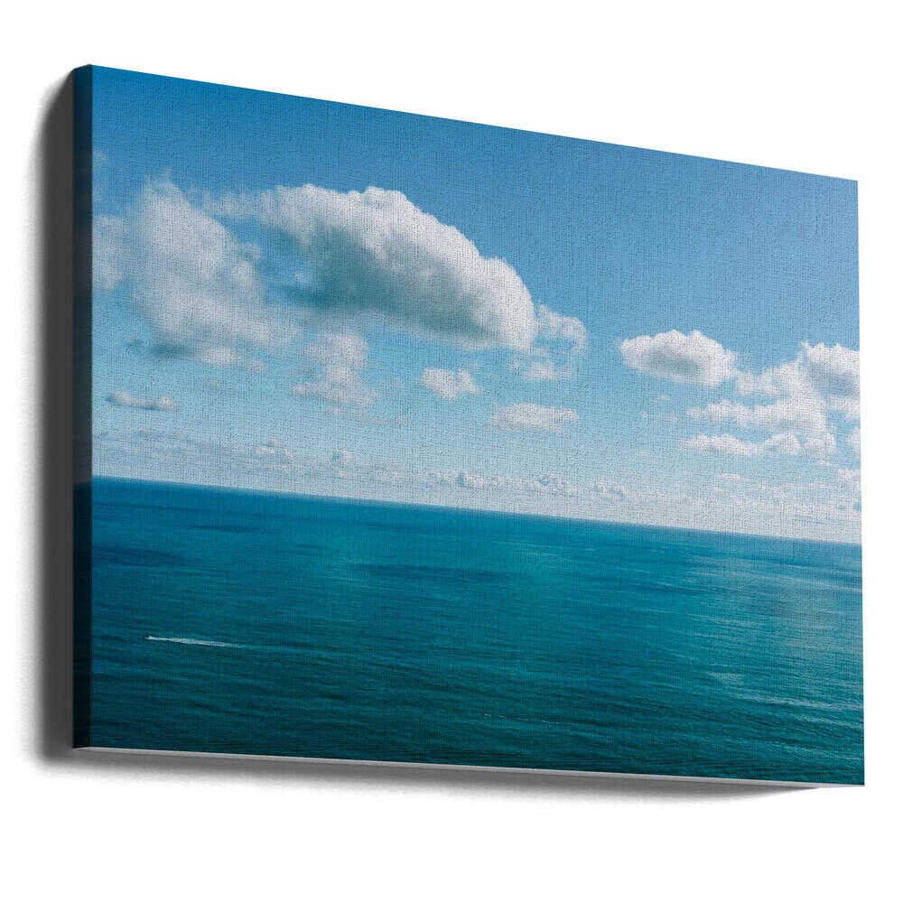 Vast Blue Ocean Canvas Print Wall Art 1X2758439 - ART FEVER - Art Fever