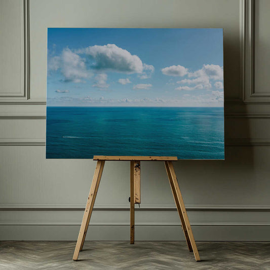 Vast Blue Ocean Canvas Print Wall Art 1X2758439 - ART FEVER - Art Fever