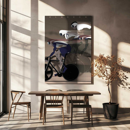 Velodrome Art Canvas Print Wall Art 1X2662611 - ART FEVER - Art Fever