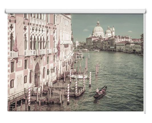 VENICE Canal Grande & Santa Maria della Salute | urban vintage style Printed Picture Photo Roller Blind - 1X2727799 - Pictufy - Art Fever