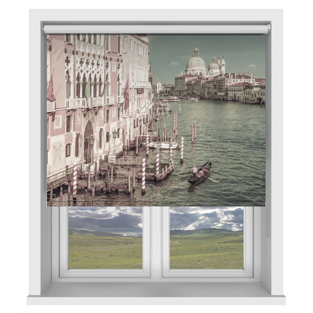 VENICE Canal Grande & Santa Maria della Salute | urban vintage style Printed Picture Photo Roller Blind - 1X2727799 - Pictufy - Art Fever